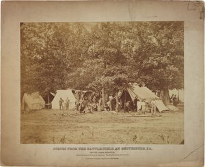 Union Second Corps field hospital, Gettysburg, PA by Frederick Gutekunst
